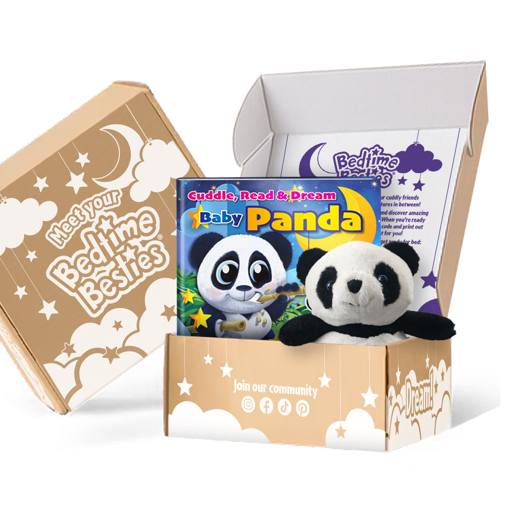 Bedtime Besties® Baby Panda - Book + Cuddly Toy Gift Set
