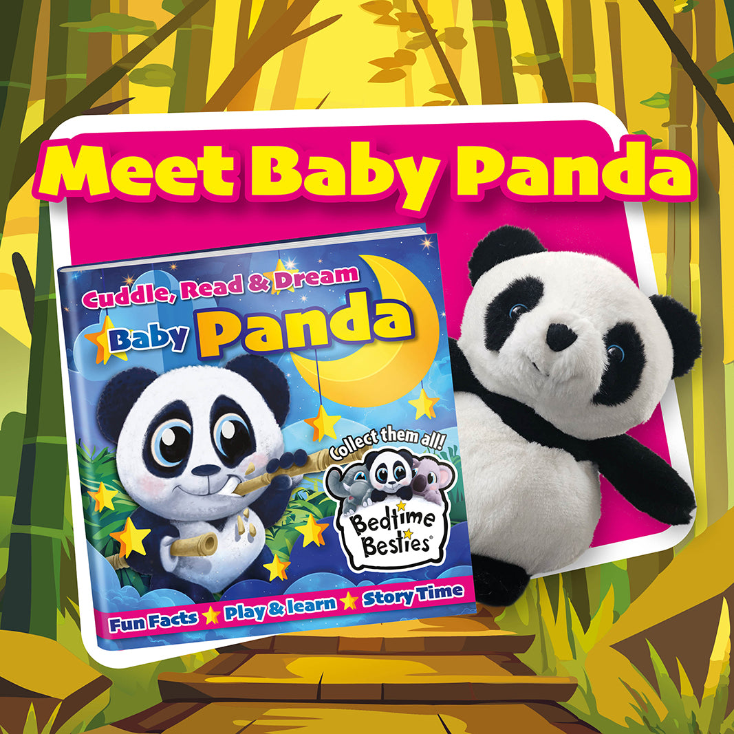 Bedtime Besties® Baby Panda - Book + Cuddly Toy Gift Set
