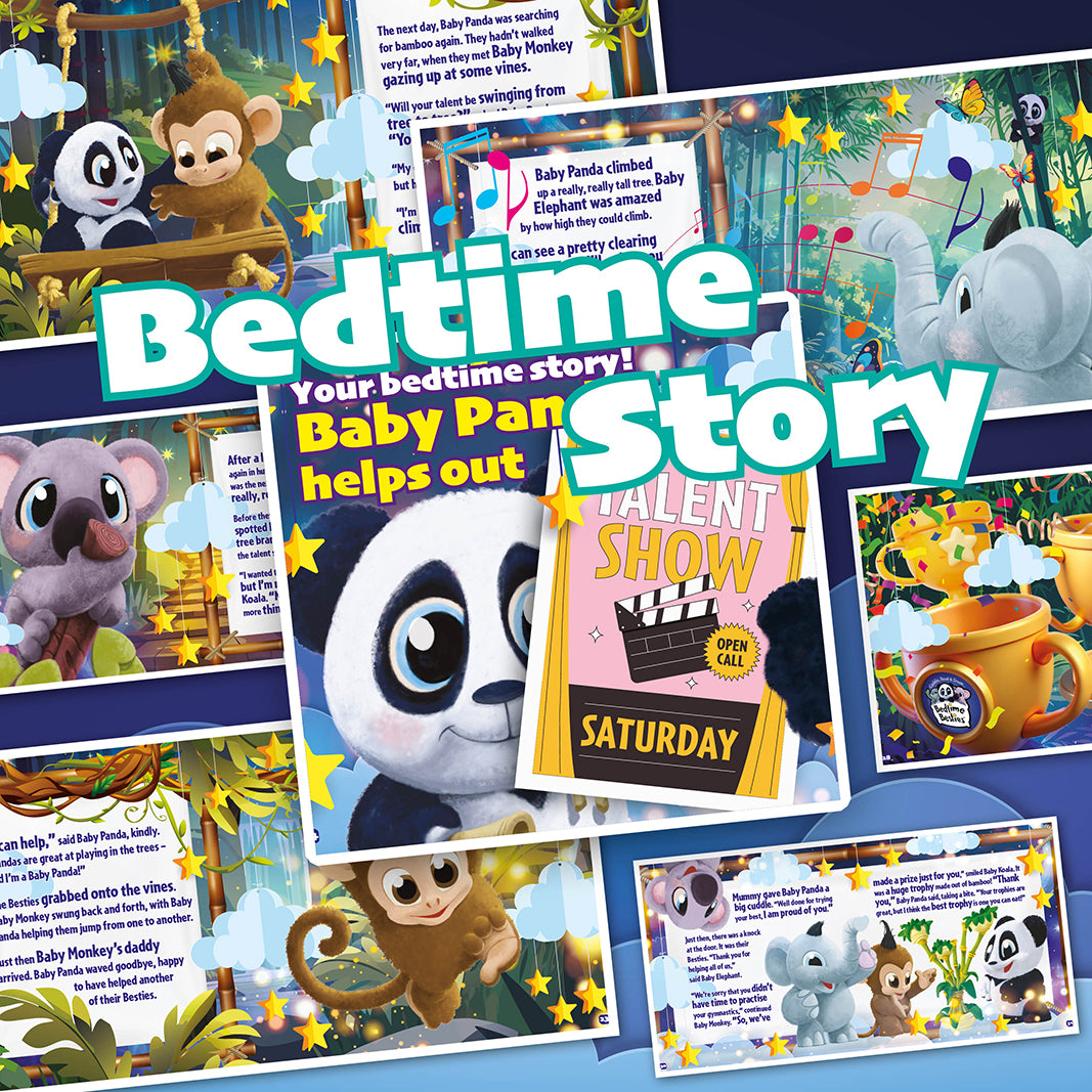 Bedtime Besties® Baby Panda - Book + Cuddly Toy Gift Set
