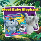 Bedtime Besties® Baby Elephant - Book + Cuddly Toy Gift Set